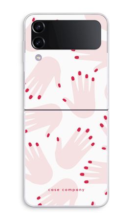 Hands pink