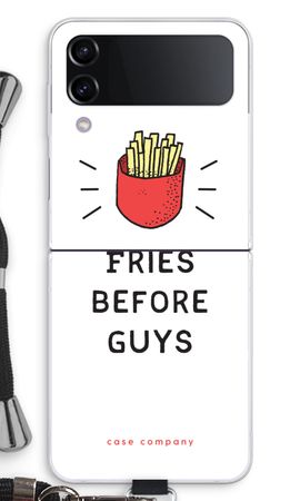 Fries before guys