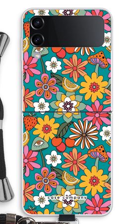 Retroblommor N°2 - Blå