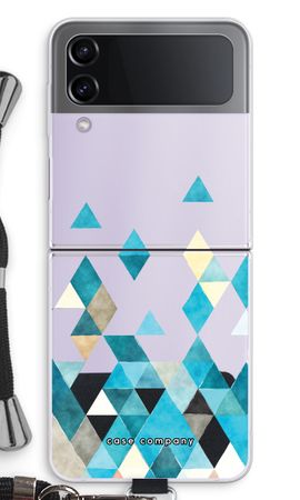 Coloured triangles blue