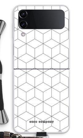 Cubes black and white