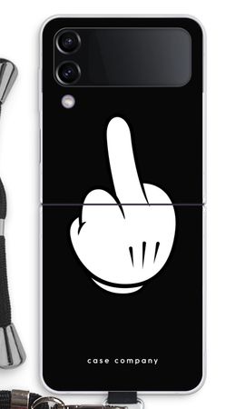 Middle finger black