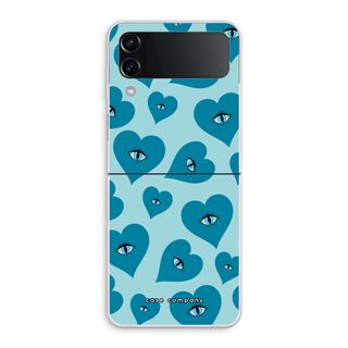 Blue heart eyes