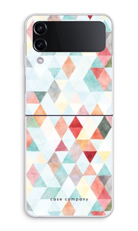 Coloured triangles pastel
