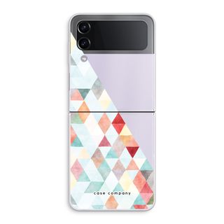 Coloured triangles pastel
