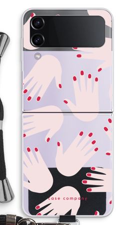 Hands pink