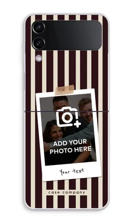 Polaroid - Retro, Miękkie etui Samsung Galaxy Z Flip4