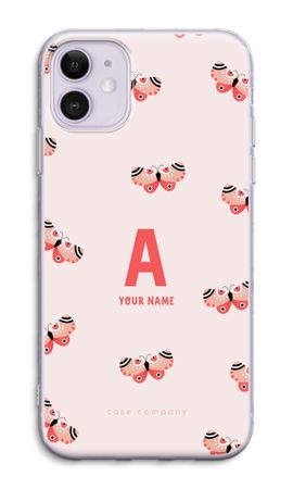 Rosy Butterflies Monogram