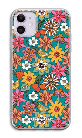 Retro Flowers N°2 - Blue