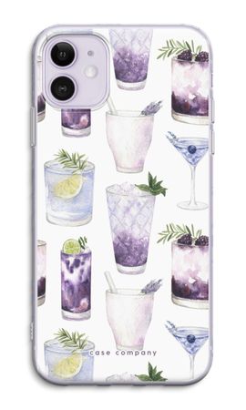 Violet cocktails