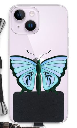 Blauer Schmetterling