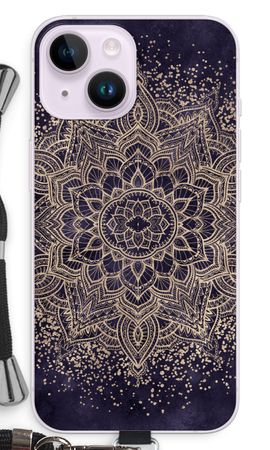 Goldenes Boho-Mandala