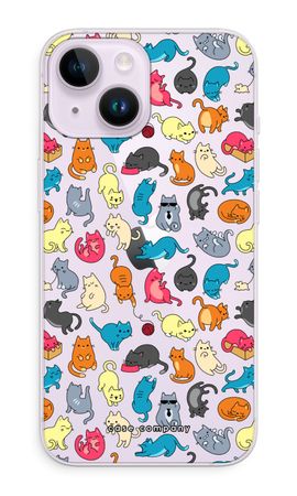 Colourful cats