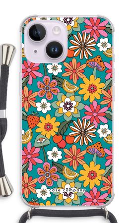 Retro Blumen N°2 - Blau