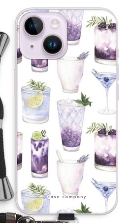 Violet cocktails