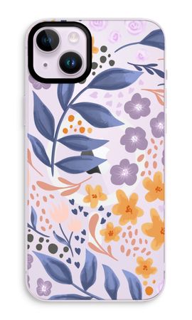 Flowers with blue leaves