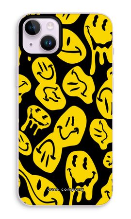 Carita sonriente que se derrite - Amarillo