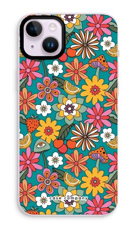 Flores Retro N°2 - Azul