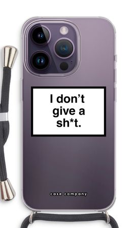 Don't give a shit