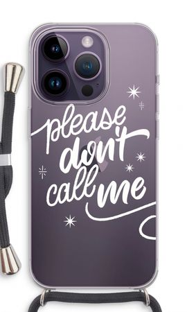 Don't call