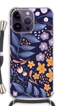 Flowers with blue leaves