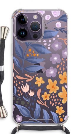 Flowers with blue leaves