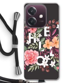 Hello in flowers