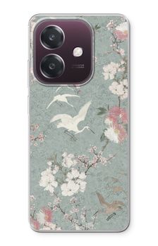 La fioritura degli uccelli gru giapponesi