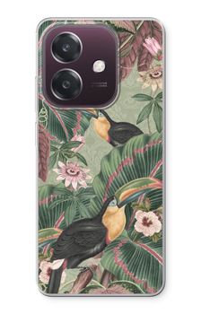 Tropical jungle toucan