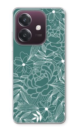 Flowers in lace
