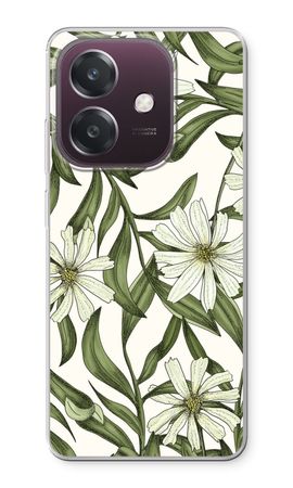 White flower pattern