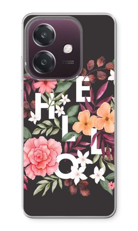 Hello in flowers