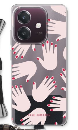 Hands pink
