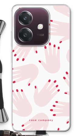 Hands pink