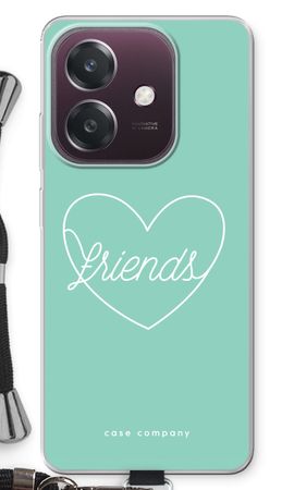 Friends heart pastel