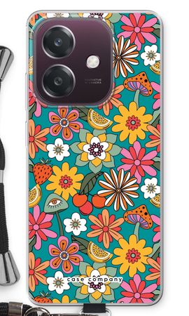 Retro Flowers N°2 - Blue