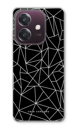 Geometric lines white