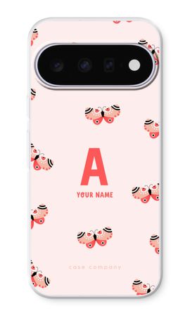 Rosy Butterflies Monogram