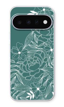 Flowers in lace