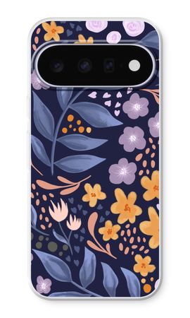 Flowers with blue leaves