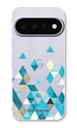 Coloured triangles blue