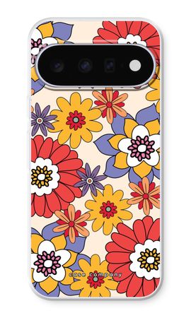 Retro Flowers - Yellow