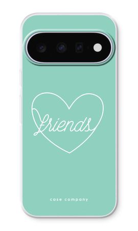 Friends heart pastel