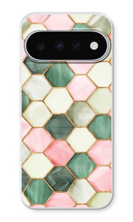 Hexagons in stained glass