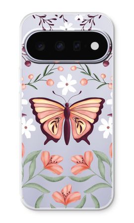 Butterfly in a floral world