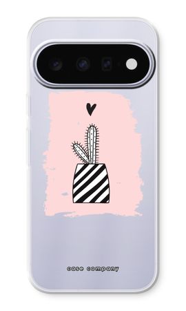 Black and white cactus