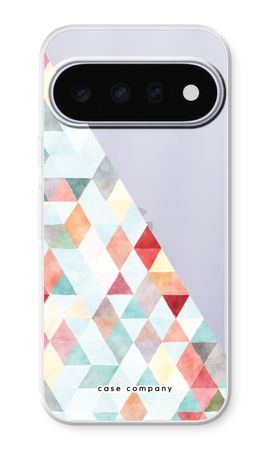 Coloured triangles pastel