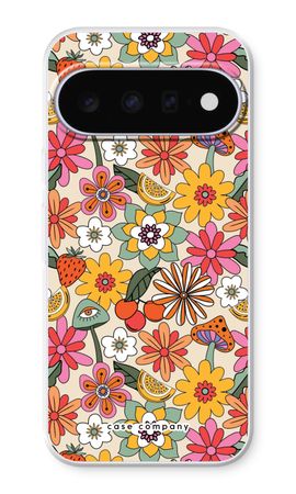 Retro Flowers N°2 - Yellow