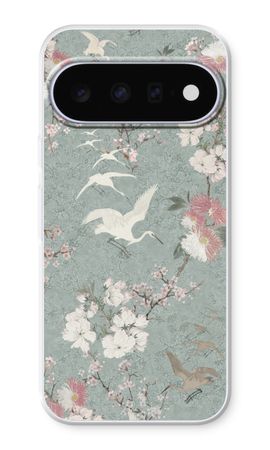 Blüte der japanischen Kranichvögel