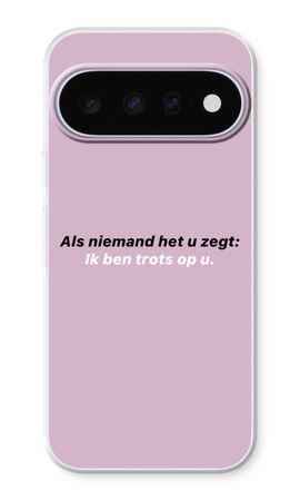 Ik ben trots op u